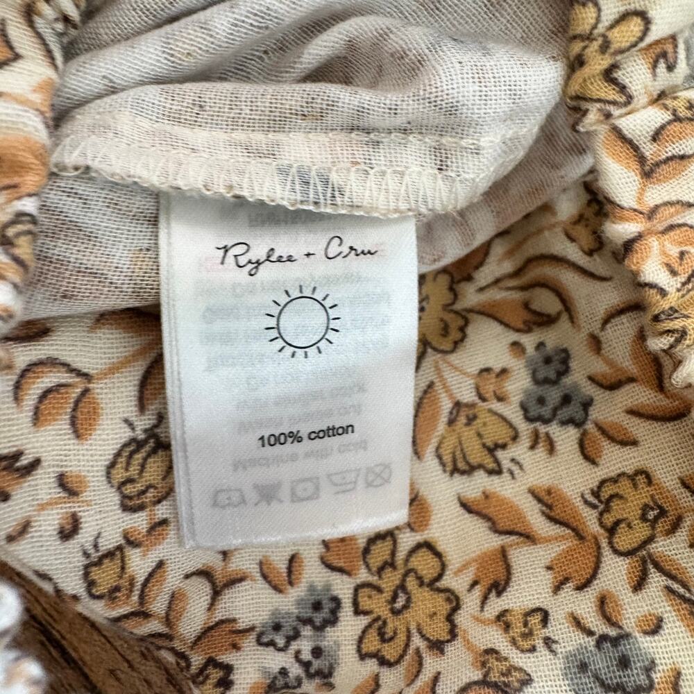 Rylee + Cru Kinsley Floral Cotton Romper - Size 0-3 months - Picture 2 of 5